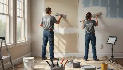 Drywall repair in Glendale, AZ for cracks and holes, delivering seamless wall restoration