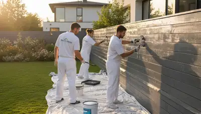 Fence painting service in Glendale, AZ for durable wood and metal fence protection