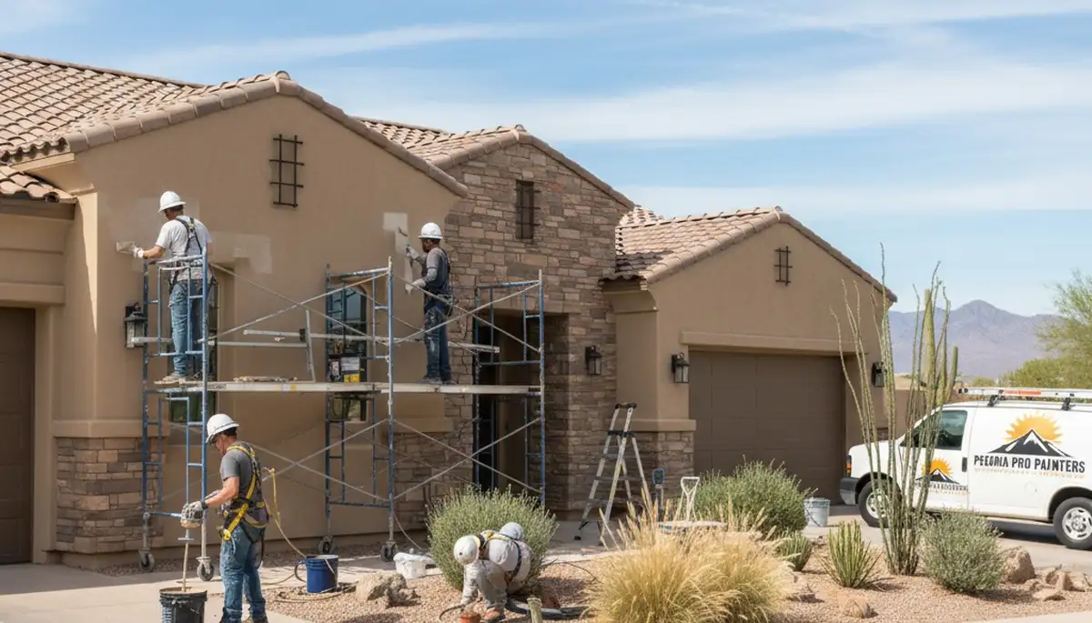 Glendale, AZ painting contractor delivering professional interior and exterior house painting services