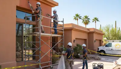 Painting contractor serving Glendale, AZ providing professional interior and exterior painting services