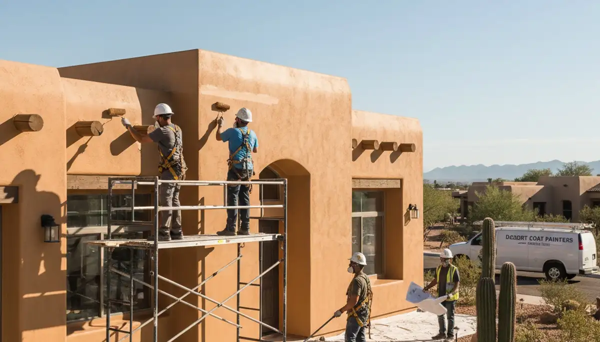 Professional painting contractor in Glendale, AZ providing residential and commercial painting services