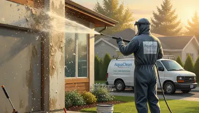 Pressure cleaning service in Glendale, AZ to remove desert dust and hard water buildup on exterior surfaces