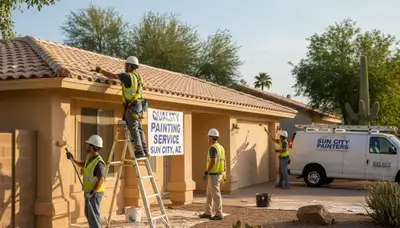 Painting contractor serving Glendale, AZ for residential and commercial interior and exterior painting