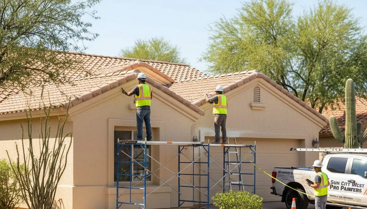 Professional painting contractor in Glendale, AZ providing interior and exterior painting services
