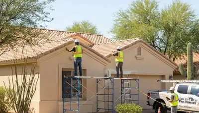 Professional painting contractor in Glendale, AZ providing interior and exterior painting services