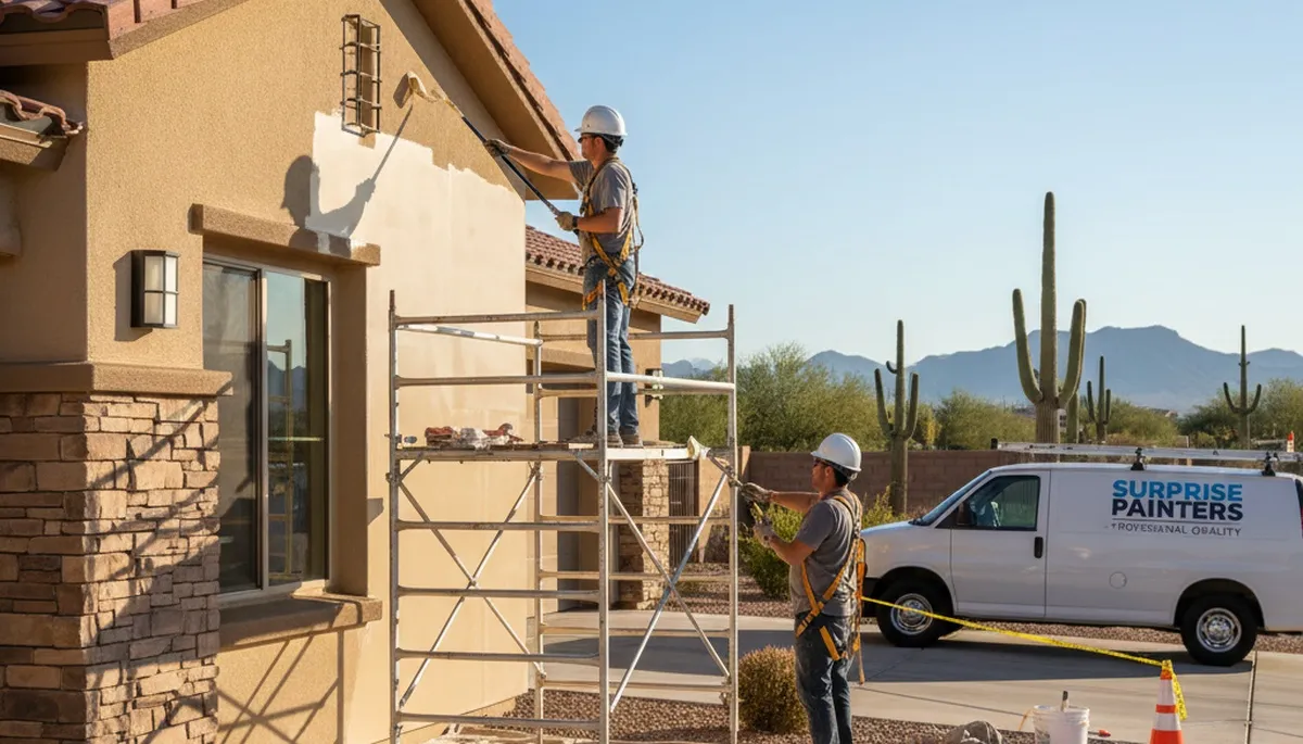 Painting contractor in Glendale, AZ providing professional interior and exterior painting services