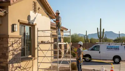 Painting contractor in Glendale, AZ providing professional interior and exterior painting services
