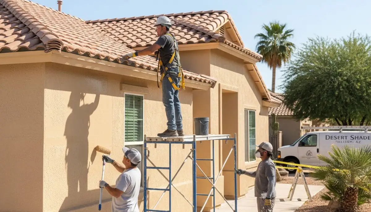 Professional painting contractor in Glendale, AZ providing residential and commercial painting services