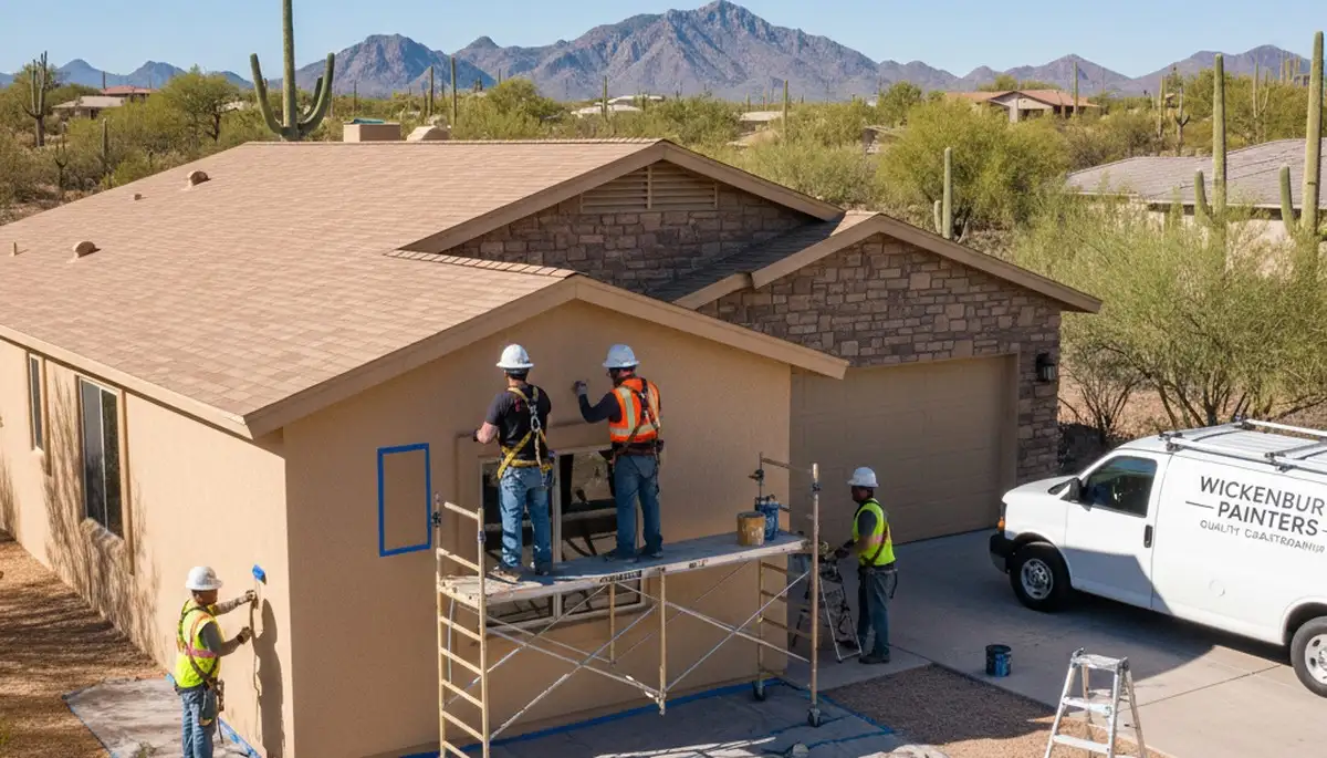 Professional painting contractor in Glendale, AZ providing residential and commercial painting services